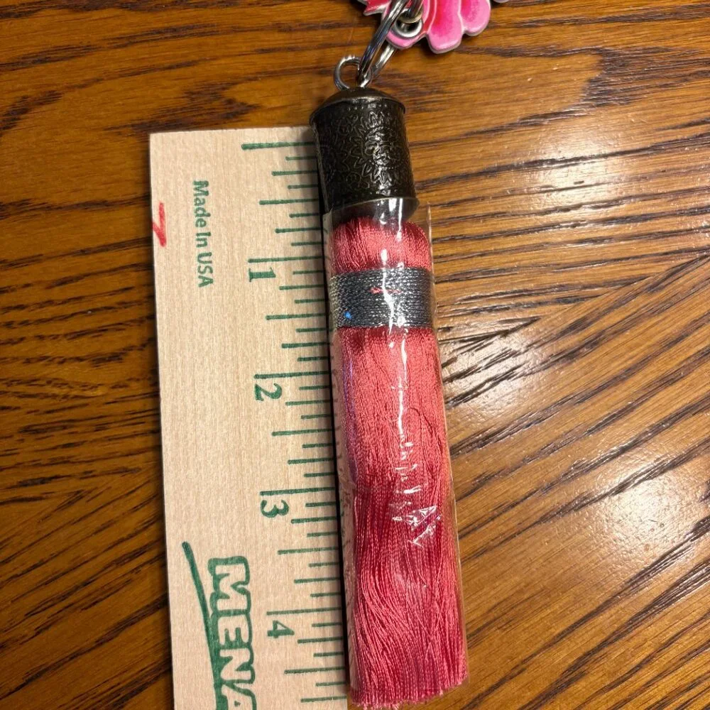 PAPAYA! TASSEL KEYCHAIN BRAND NEW